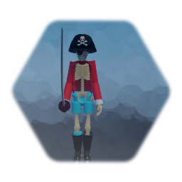 Pirate Captain Skeleton