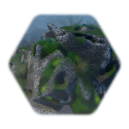 Mossy Granite Rock