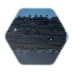 Brick Wall in Ruin