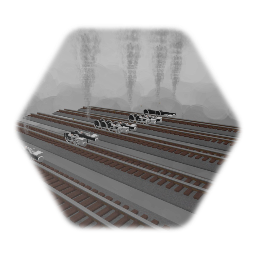 Narrow gauge steam/compressed air locomotive base templates