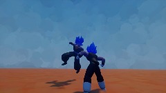 BLUE Goku vs BLUEVegeta (Dragon ball jade)