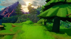 Fantasy Landscape (Retro Style Art)