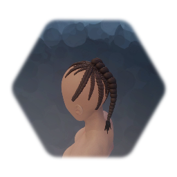 African braid try hairstyle