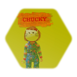 Hello kitty Chucky (puppet)