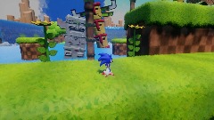 Green Hill Zone Sonic generations modern Sonic