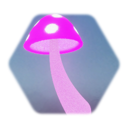 Champignon violet brillant / Shiny purple mushroom