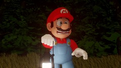 Mario in the woods