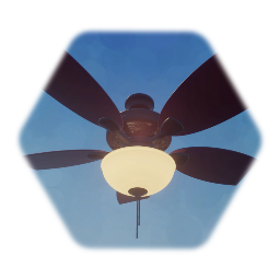 Small Ornate Ceiling Fan