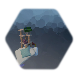 Cozy castle- unused background island