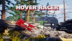 Hover racing title screen