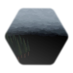 Background mountain trees