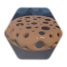 Mushroom Cap With Holes (Template)