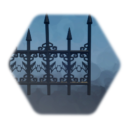 Gothic Bat Fence