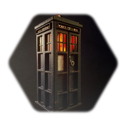 TARDIS exterior (worn/Low Thermo)