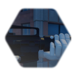 Futuristic FPS character