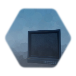 Simple CRT TV black