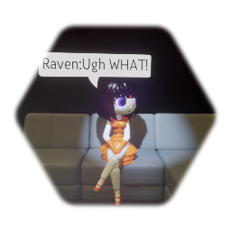 Raven (teen titans go)orange party Dress