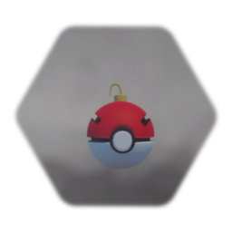 Pokeball ornament