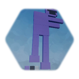 8 Bit purple guy