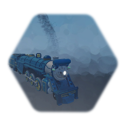 The blue comet animated