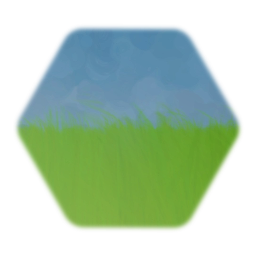 Cartoon grass patch