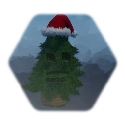 Gemmy 1997 burlap sack Douglas fir