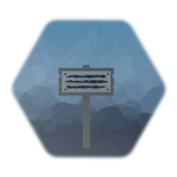 Wooden Sign with Logic (Read Description)