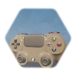 Gold PS4 Controller interactive (+ effects)