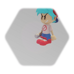 My version of Boyfriend V2(not my model)