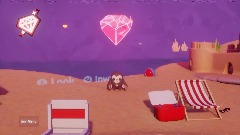 Pip Gemwalker on the beach