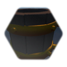 Empty Wooden Tankard