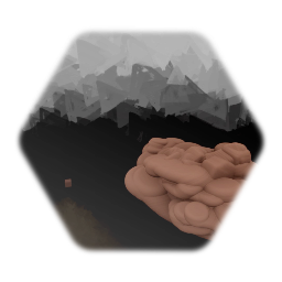 Desert rocks and grass