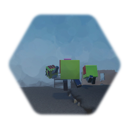 Block man Zombie