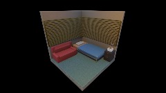 Isometric Scene: Bed Room