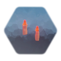 Flying candles (animated)