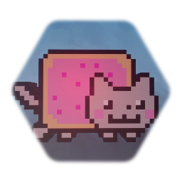 Nyan Cat that flys in the map
