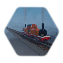 Double end steam locomotive