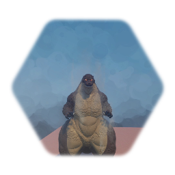 Adult fat MAN Godzilla