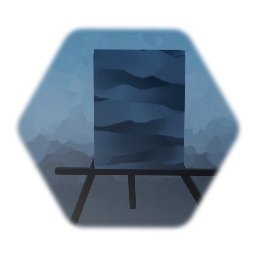 Easel with painting