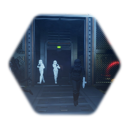 帝国軍の格納庫