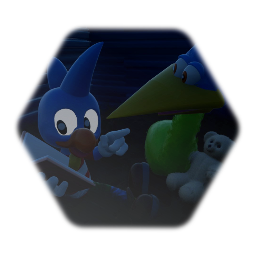 Claybird and Tango's House (with mini Claybird)