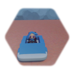 Baby Tari in a go kart MRR3
