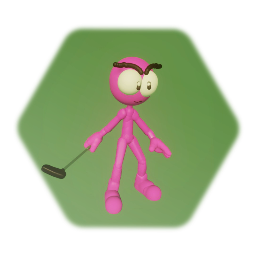 Daniele lo Stickman giocabile del mini-golf
