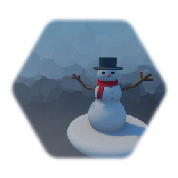 Traditional Tophat Snowman