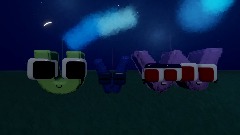 Little U, V and W under the stars