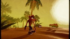 Sunset sunshine  Crash Bandicoot