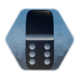 Black Domino - Blank, Six