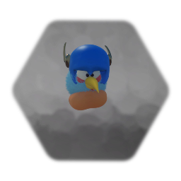 Blue Angry birds space