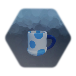Spotty Blue Mug