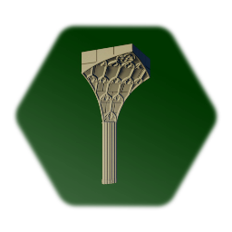 Gothic Small Quarter Vault & Column
